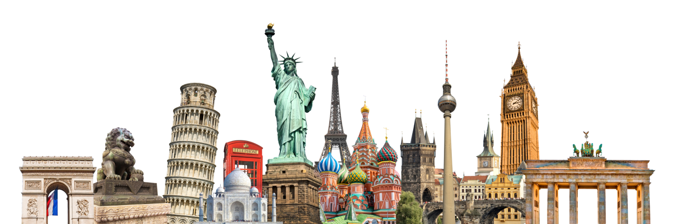 World travel landmarks